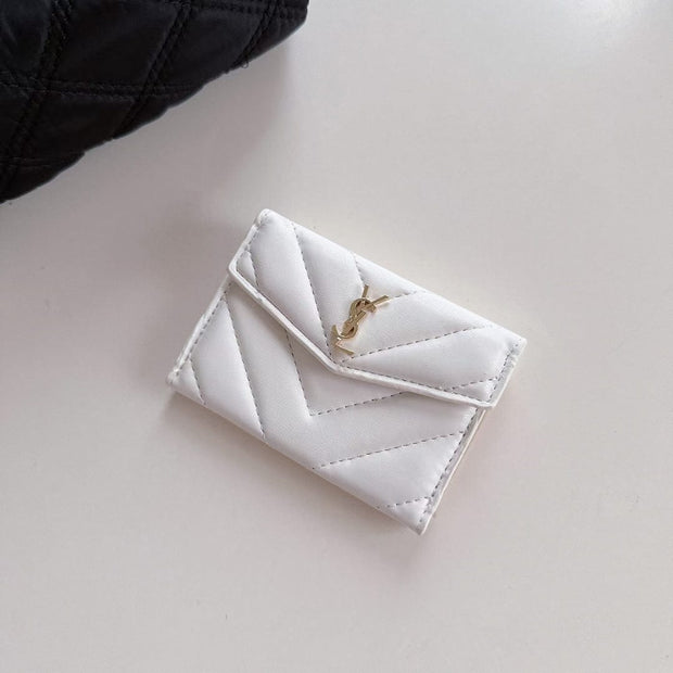 HypedEffects Elegant Leather YSL Card Holder Wallet