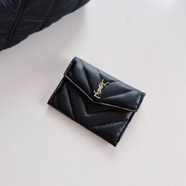 HypedEffects Elegant Leather YSL Card Holder Wallet