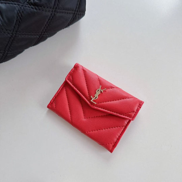 HypedEffects Elegant Leather YSL Card Holder Wallet