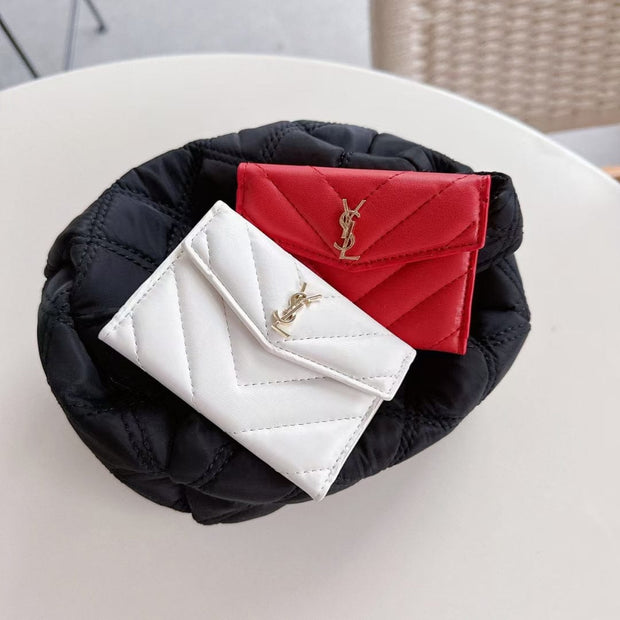 HypedEffects Elegant Leather YSL Card Holder Wallet