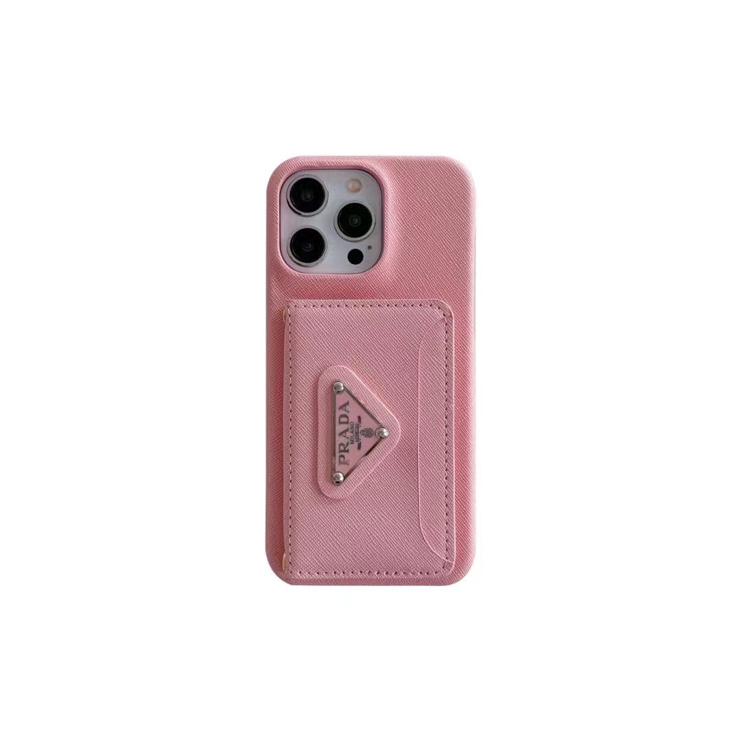 HypedEffects Elegant Prada iPhone Covers With Integrated Wallet | iPhone 12 to iPhone 17