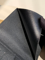 HypedEffects Engraved Black Louis Vuitton Passport Holder