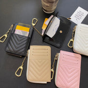 HypedEffects Fashioned YSL Card Holder Wallet with keychain holder