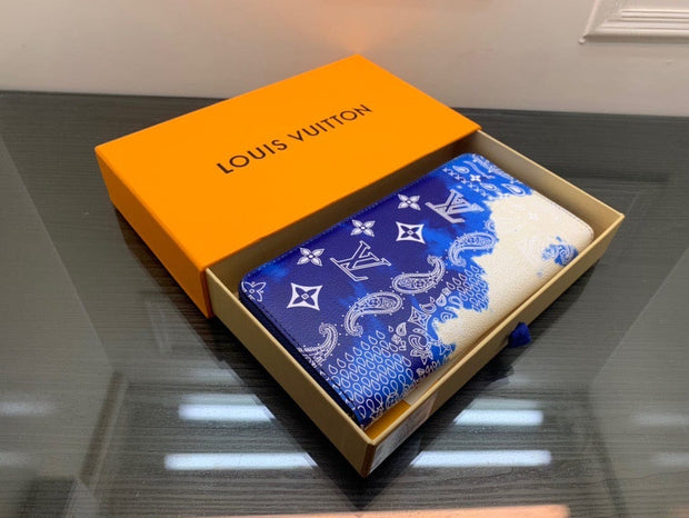 HypedEffects Flower Louis Vuitton Leather Zipper Wallet