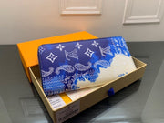HypedEffects Flower Louis Vuitton Leather Zipper Wallet