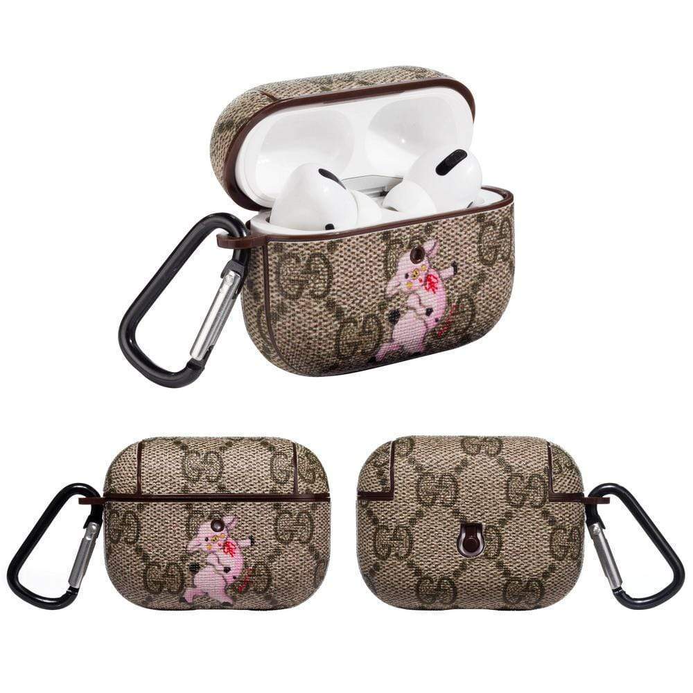 HypedEffects gucci Airpods Pro Case - Leather Fabric