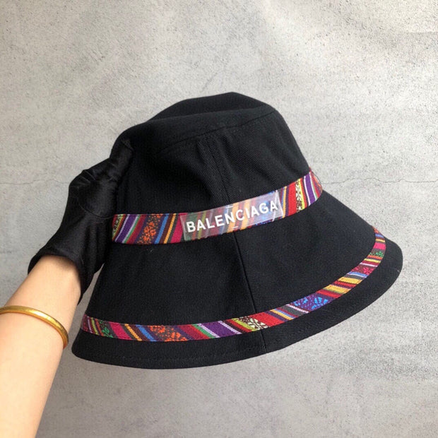 HypedEffects Gucci Balenciaga Rainbow Black Bucket Hat