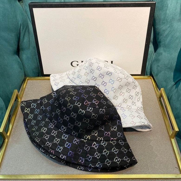 HypedEffects Gucci Black & White Bucket Hat - Gucci Pattern