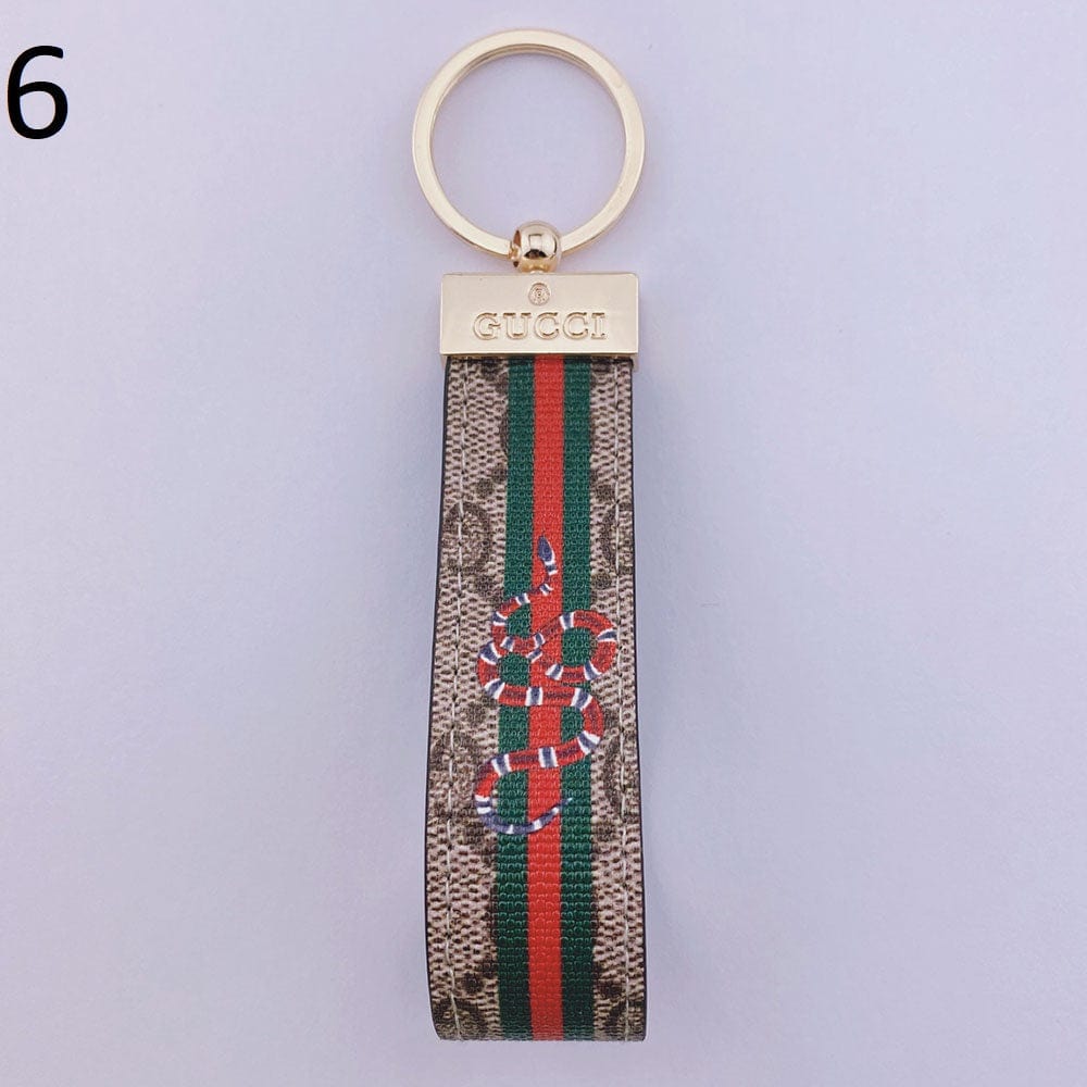 HypedEffects gucci Leather Keychains