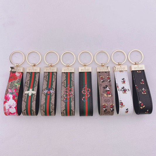 HypedEffects gucci Leather Keychains