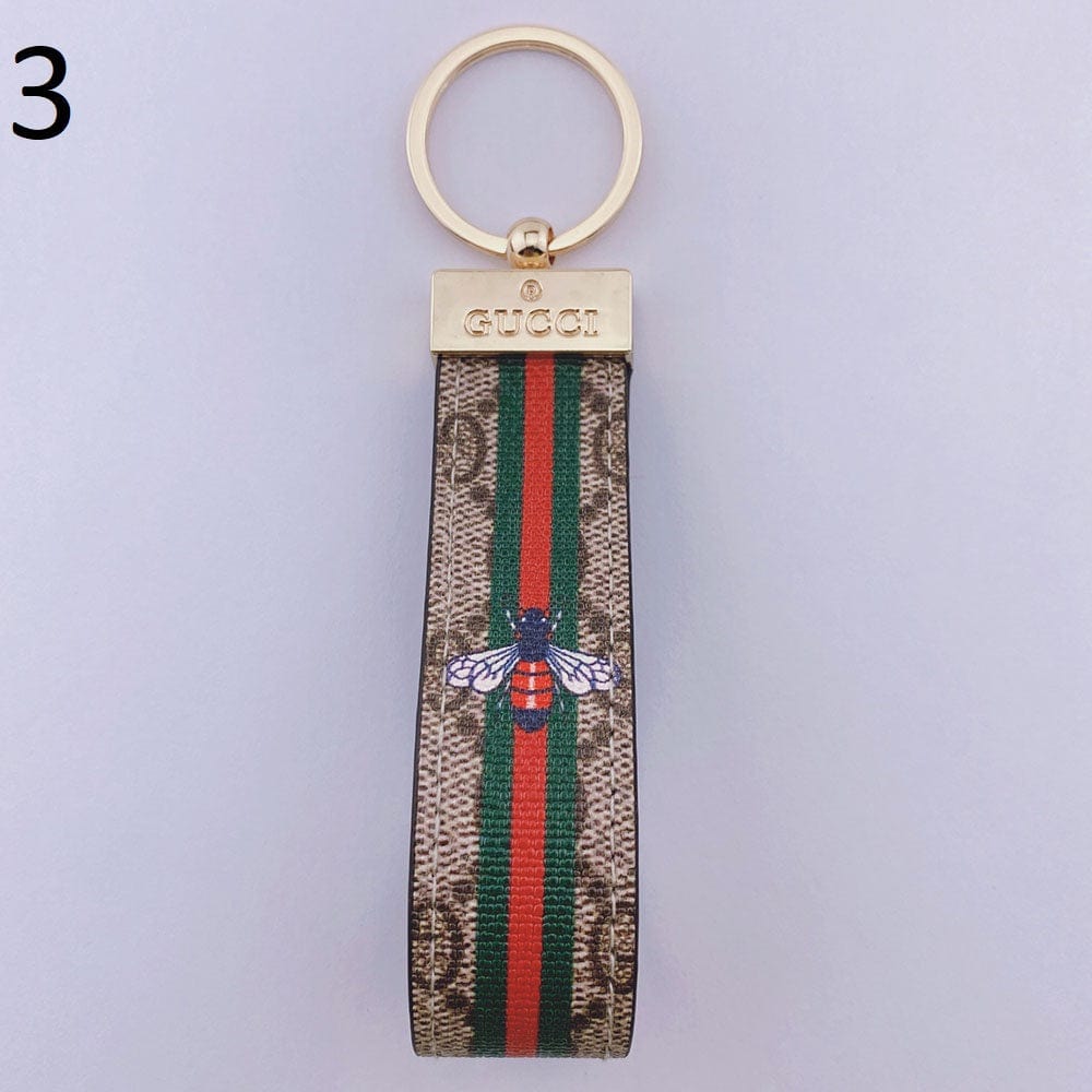HypedEffects gucci Leather Keychains