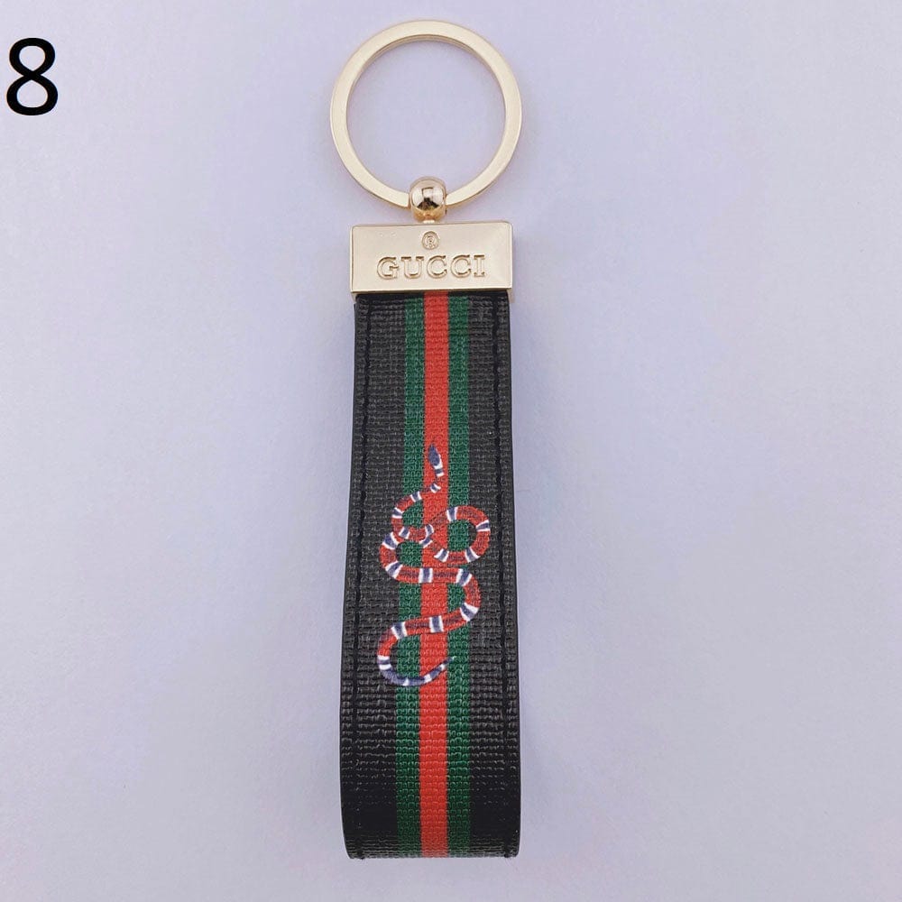 HypedEffects gucci Leather Keychains