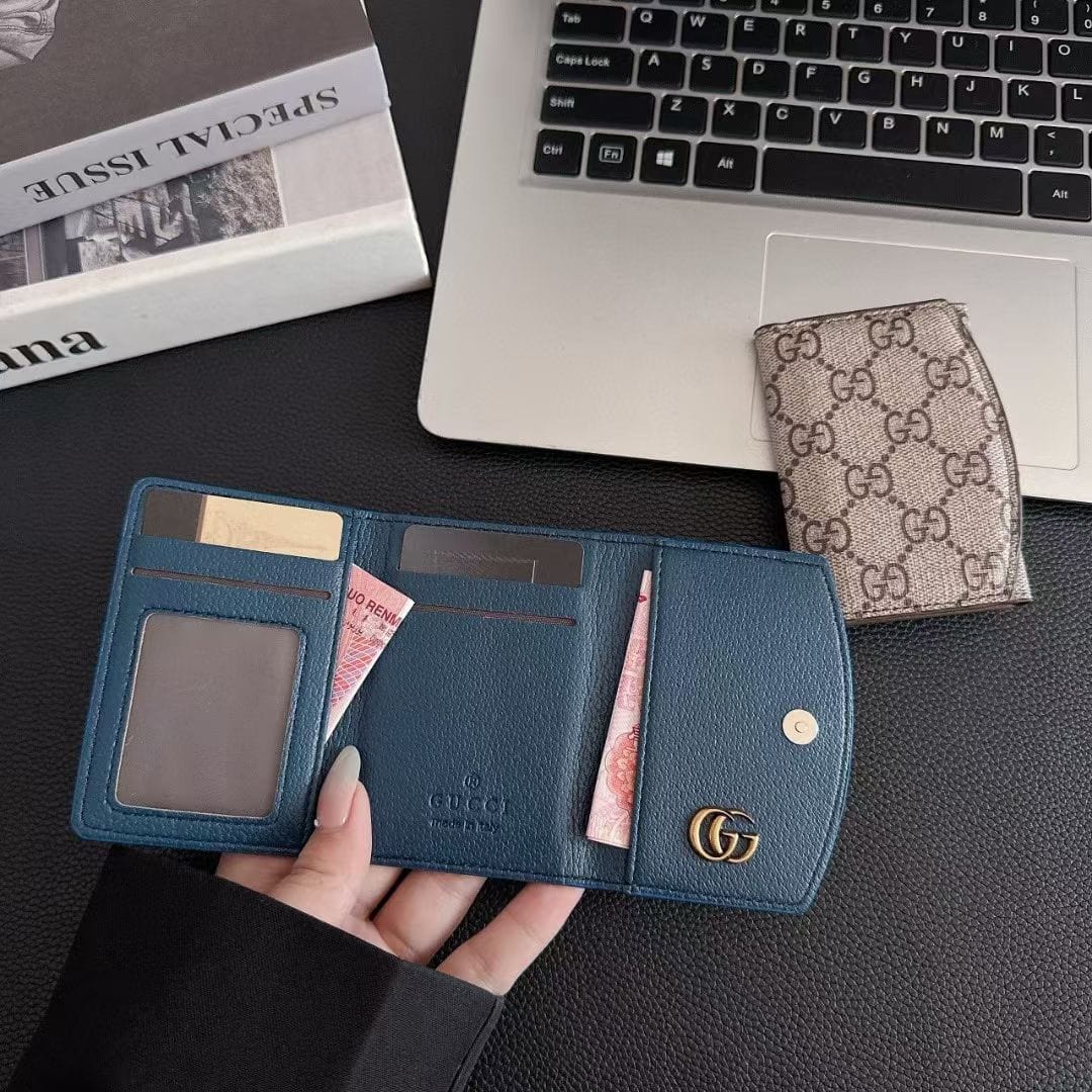HypedEffects gucci Monogram Mini Envelope Wallet – Compact Card Wallet
