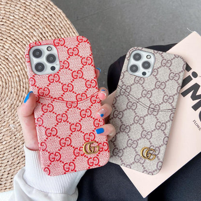 HypedEffects gucci Phone Case With Card Holder For iPhone 17