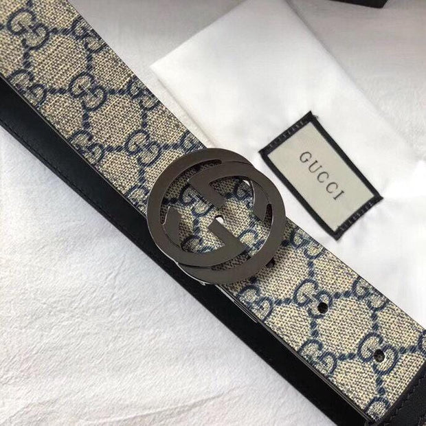 HypedEffects Gucci Signature Leather Belt for women