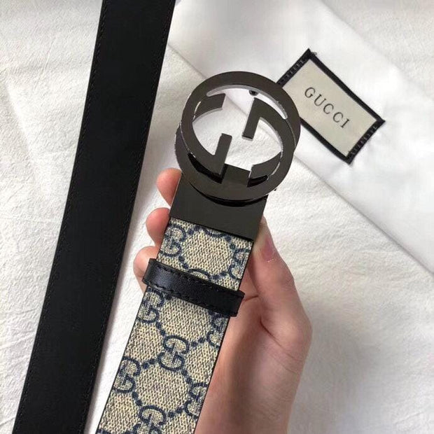 HypedEffects Gucci Signature Leather Belt for women