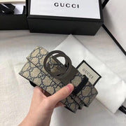 HypedEffects Gucci Signature Leather Belt for women