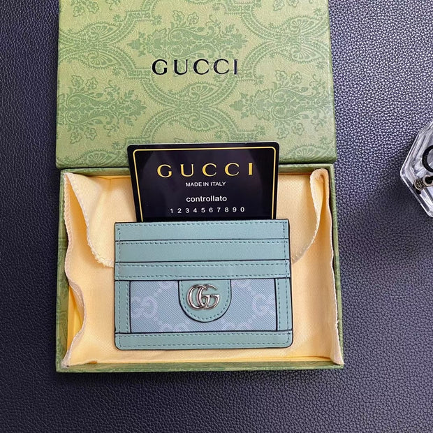 HypedEffects Gucci Signature Leather Card Holder Wallet