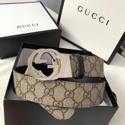 HypedEffects Gucci Timeless Leather Belt - Unique Buckle