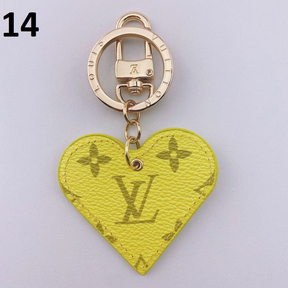 HypedEffects Heart louis vuitton And gucci Keychain | Heart Shaped Keychain