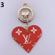 HypedEffects Heart Louis Vuitton And Gucci Keychain | Heart Shaped Keychain