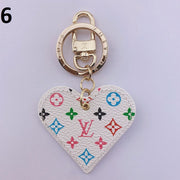HypedEffects Heart Louis Vuitton And Gucci Keychain | Heart Shaped Keychain