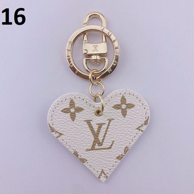HypedEffects Heart Louis Vuitton And Gucci Keychain | Heart Shaped Keychain