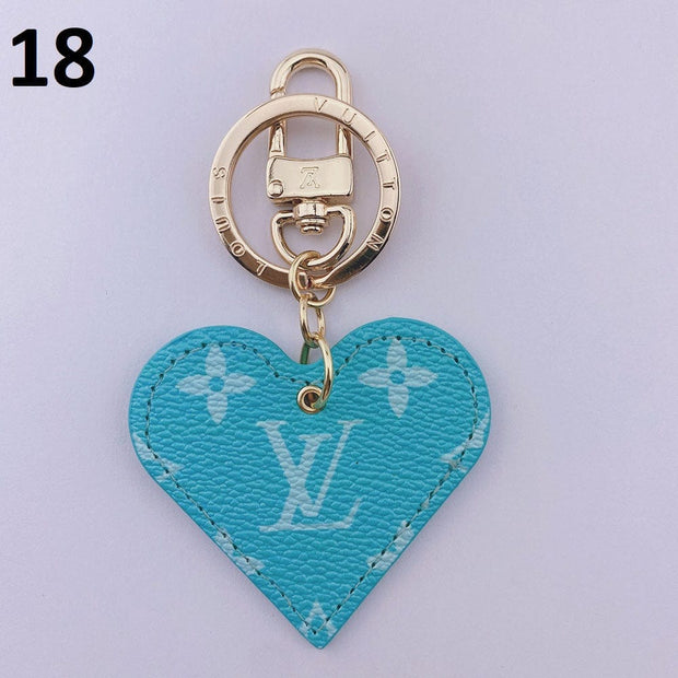HypedEffects Heart Louis Vuitton And Gucci Keychain | Heart Shaped Keychain