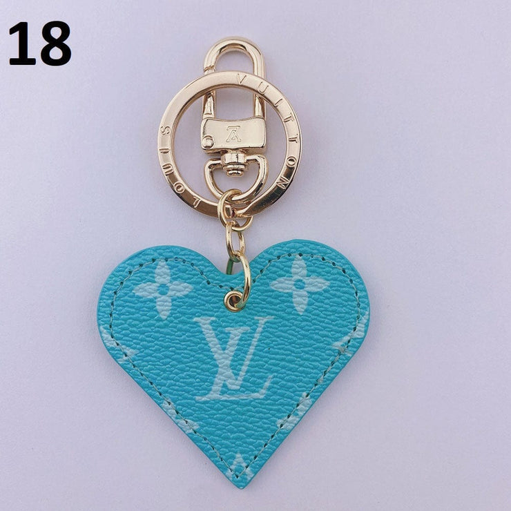 HypedEffects Heart Louis Vuitton And Gucci Keychain | Heart Shaped Keychain