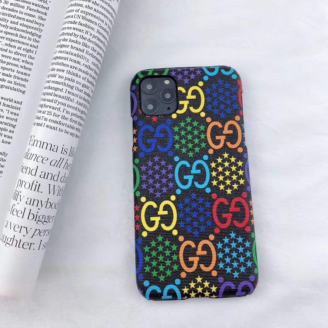 HypedEffects Leather gucci Iphone Cases for iPhone 15 | iPhone 16 | iPhone 17