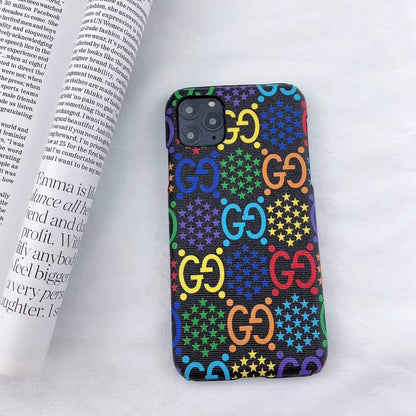 HypedEffects Leather gucci Iphone Cases for iPhone 15 | iPhone 16 | iPhone 17