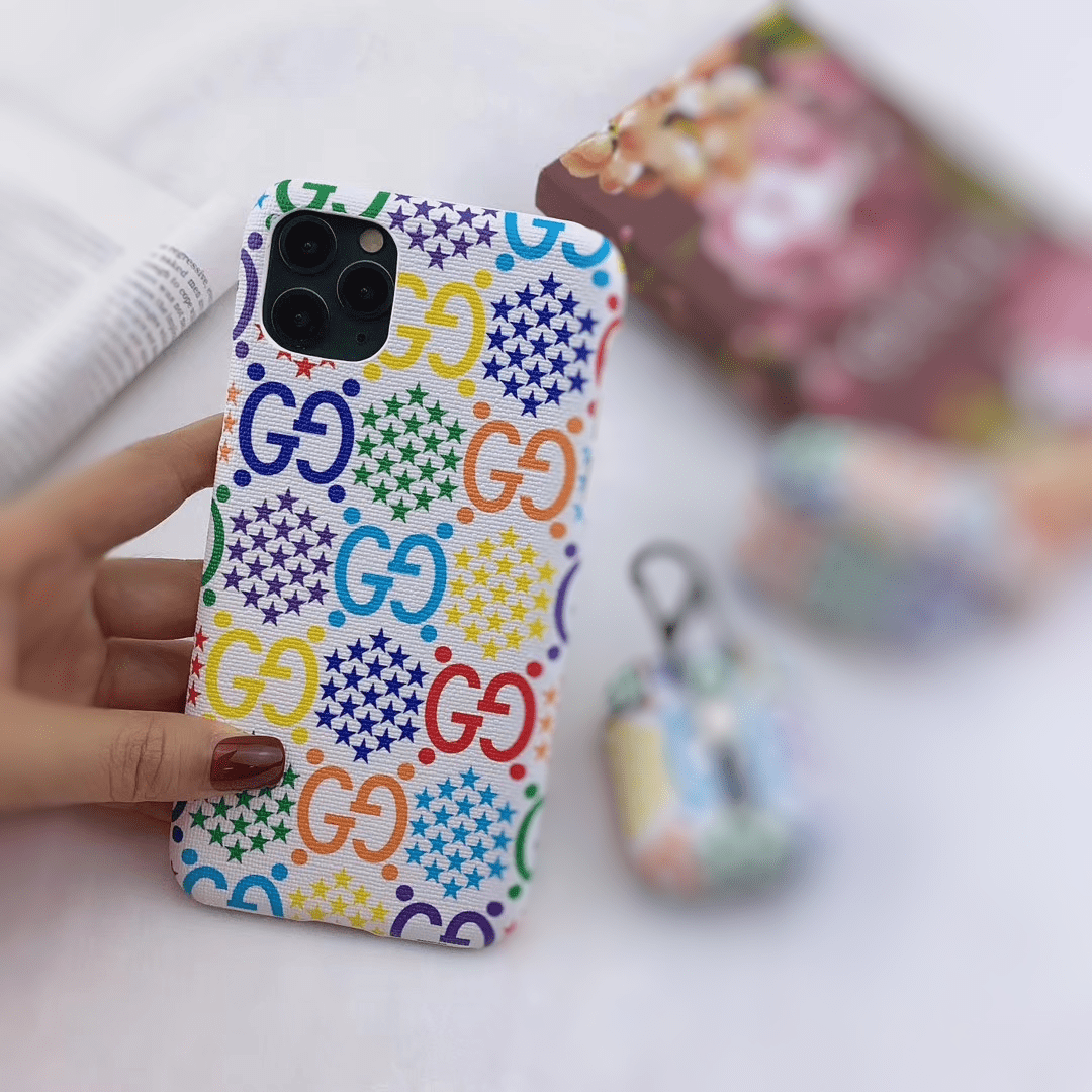 HypedEffects Leather gucci Iphone Cases for iPhone 15 | iPhone 16 | iPhone 17