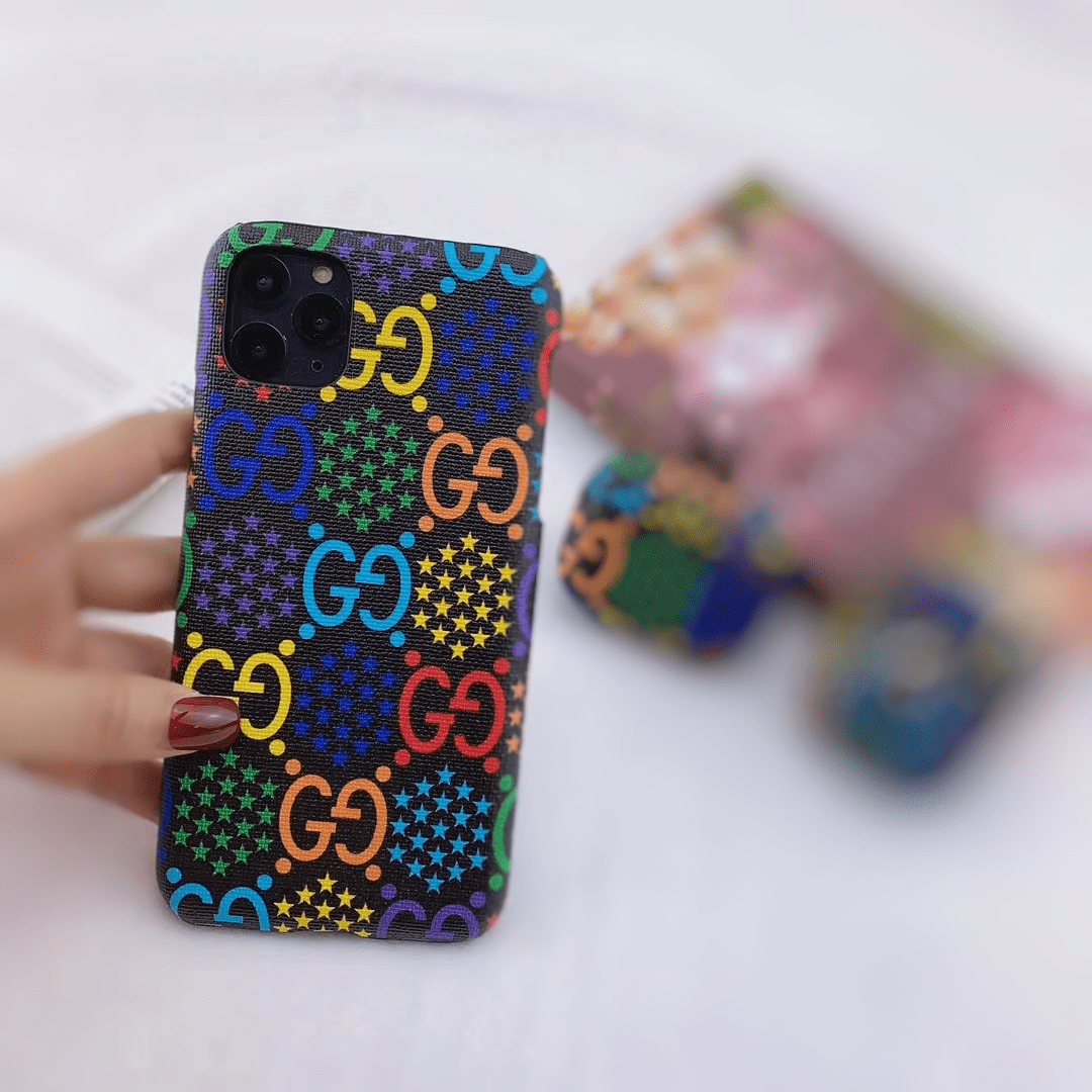 HypedEffects Leather gucci Iphone Cases for iPhone 15 | iPhone 16 | iPhone 17