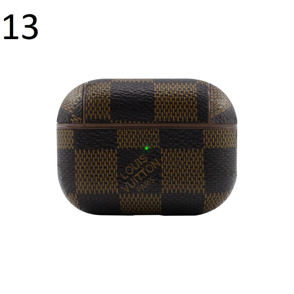 HypedEffects Leather louis vuitton And gucci Airpods Generation 3 Case