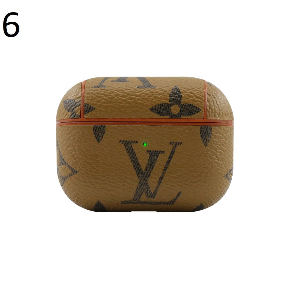 HypedEffects Leather louis vuitton And gucci Airpods Generation 3 Case