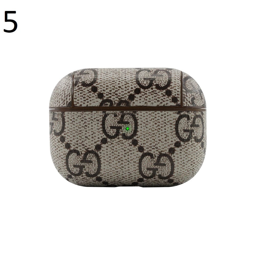 HypedEffects Leather louis vuitton And gucci Airpods Generation 3 Case