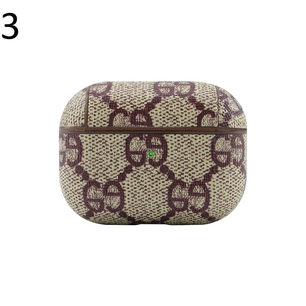 HypedEffects Leather louis vuitton And gucci Airpods Generation 3 Case