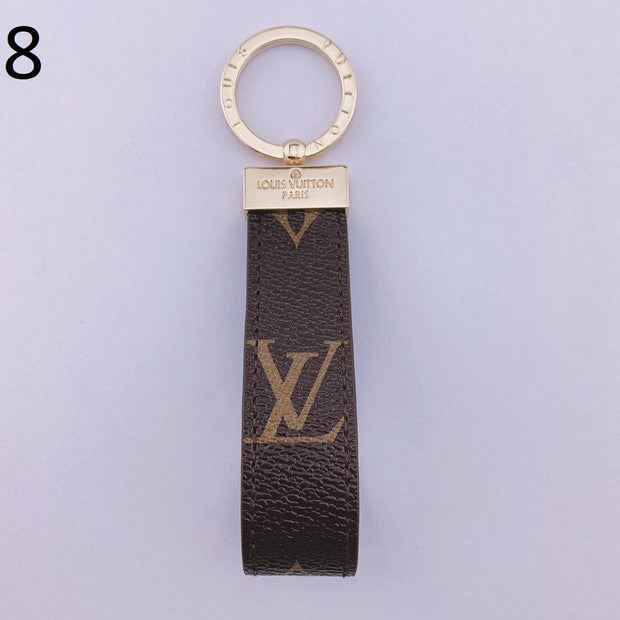 HypedEffects Leather Louis Vuitton Keychain