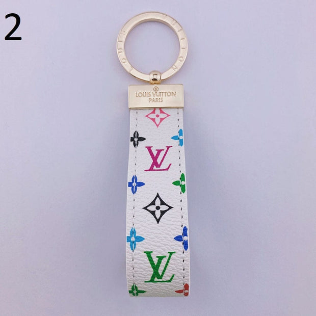 HypedEffects Leather Louis Vuitton Keychain