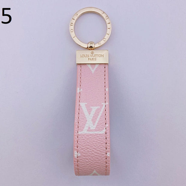 HypedEffects Leather Louis Vuitton Keychain