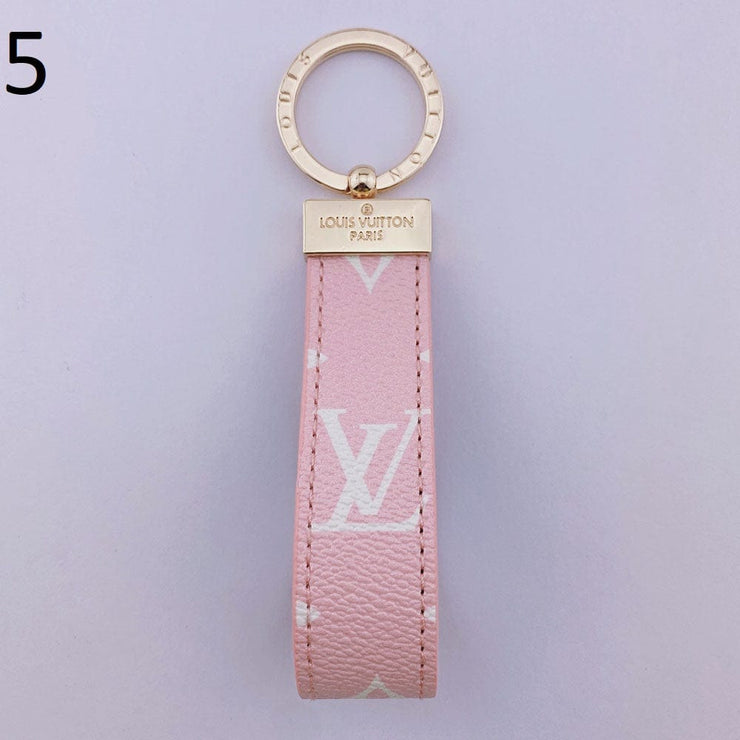 HypedEffects Leather Louis Vuitton Keychain