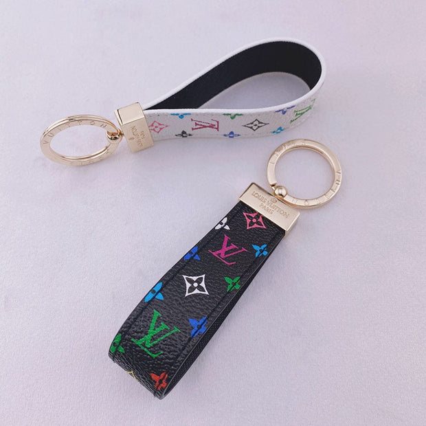 HypedEffects Leather Louis Vuitton Keychain