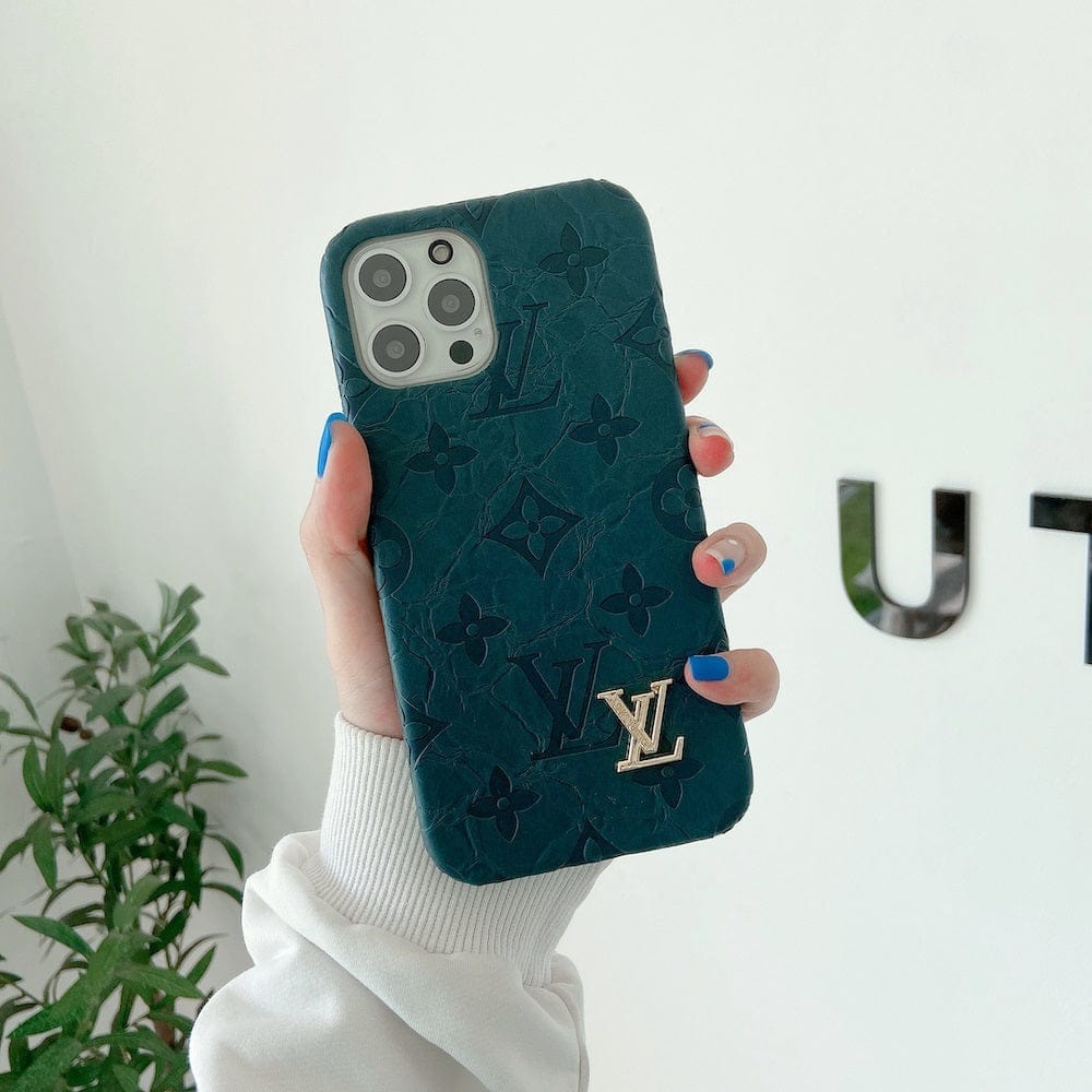 HypedEffects Leather louis vuitton Samsung Phone Cases