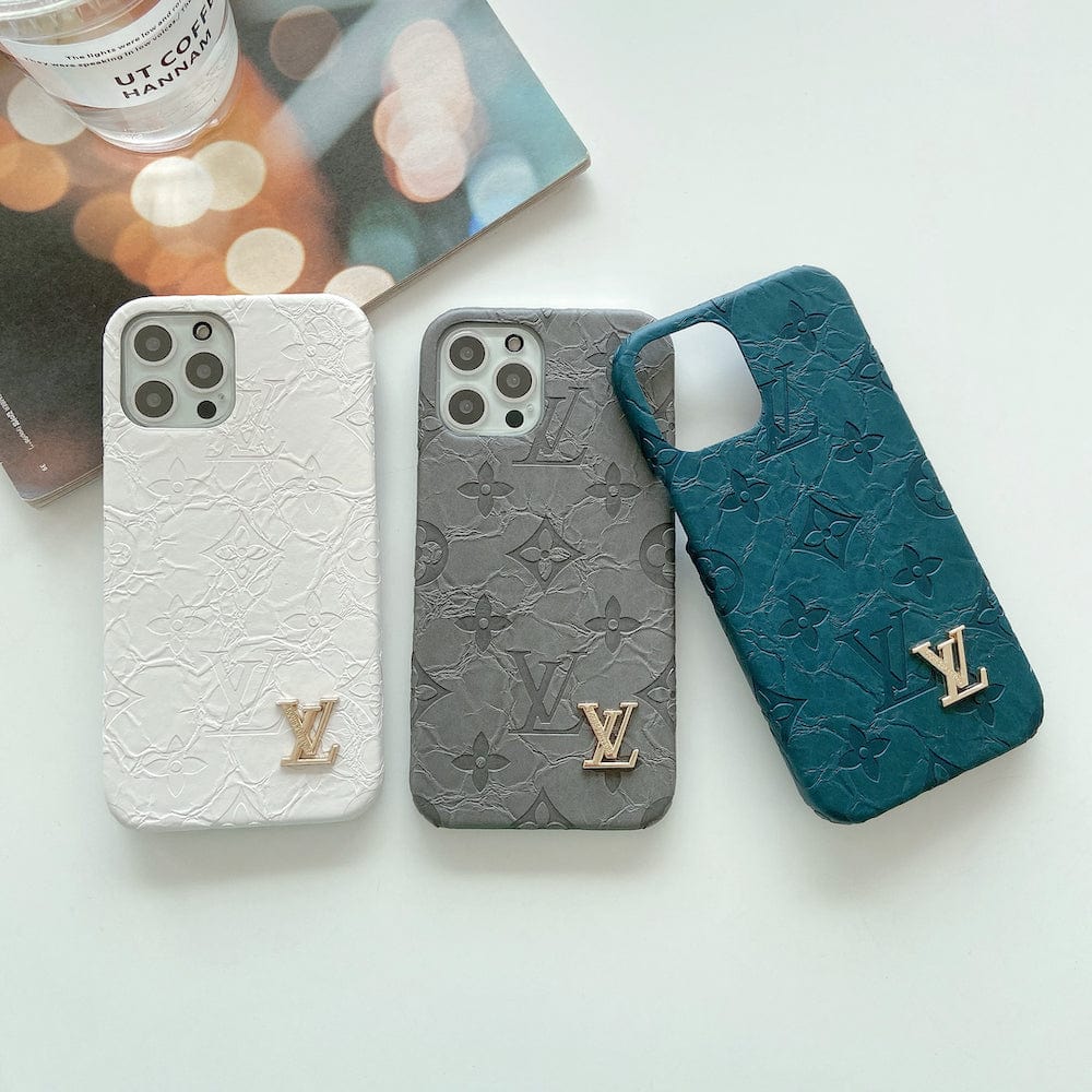 HypedEffects Leather louis vuitton Samsung Phone Cases