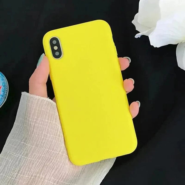 HypedEffects Lemon Yellow Phone Case compatible with iPhone