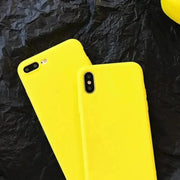 HypedEffects Lemon Yellow Phone Case compatible with iPhone