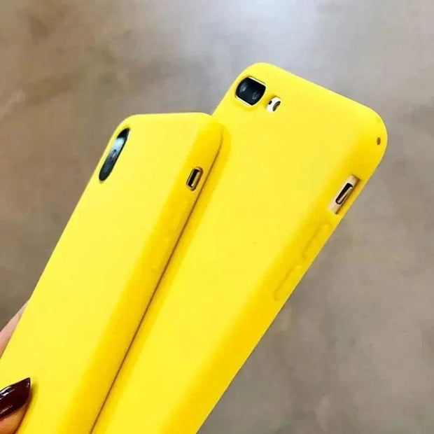 HypedEffects Lemon Yellow Phone Case compatible with iPhone