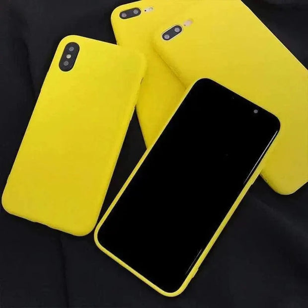 HypedEffects Lemon Yellow Phone Case compatible with iPhone