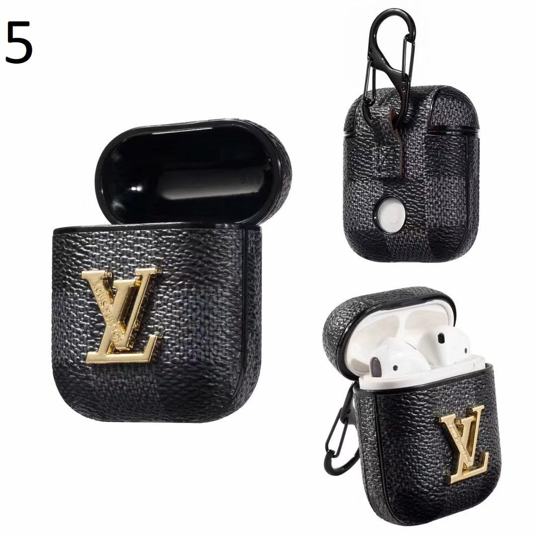 HypedEffects louis vuitton And gucci Airpods 3 Case | Airpods 1 & 2 leather case
