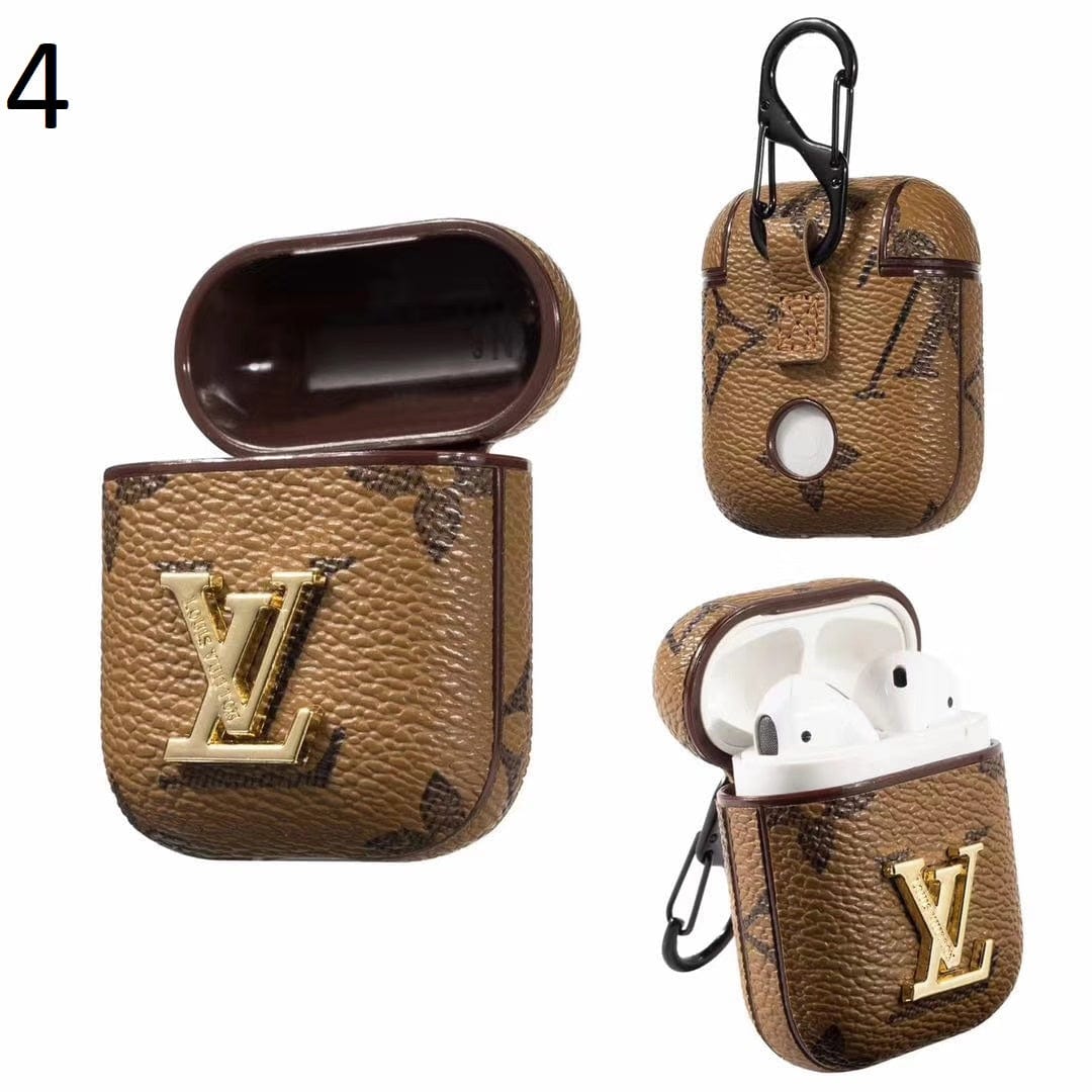 HypedEffects louis vuitton And gucci Airpods 3 Case | Airpods 1 & 2 leather case